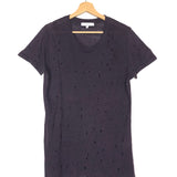 Deep Purple CLAY Linen Distressed T-shirt / IRO - Size XS