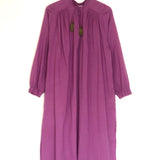 Purple Cotton Kaftan Maxi Dress / MARE DI LATTE - One Size