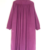 Purple Cotton Kaftan Maxi Dress / MARE DI LATTE - One Size