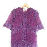 Purple Floral Printed MOCCHA Blouse / BA&SH - Size 1