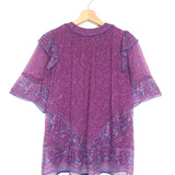 Purple Floral Printed MOCCHA Blouse / BA&SH - Size 1
