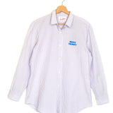Purple Striped BRIGITTE Beach Therapy Embroidered Long Sleeves Overshirt / MC2 SAINT BARTH - Size S
