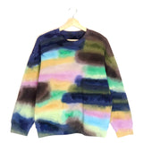 Rainbow Camo YVES Tie-dye Sweatshirt / RAQUEL ALLEGRA - Size 0