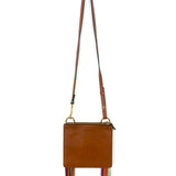 Rainbow Patchwork JANE Suede and Leather Small Crossbody Bag / CHLOE