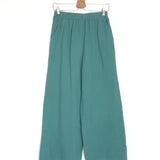 Rainforest Green Cotton Gauze Pants - One Size