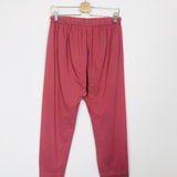 Raspberry Cotton Poplin DRAPER Pants / XIRENA - Size S