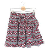 Red and Black Ruffled Skirt / SCOTCH & SODA - Size 14