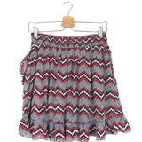 Red and Black Ruffled Skirt / SCOTCH & SODA - Size 14