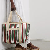 Red and Green DARWEN Nylon Tote Bag / ISABEL MARANT