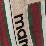 Red and Green DARWEN Nylon Tote Bag / ISABEL MARANT
