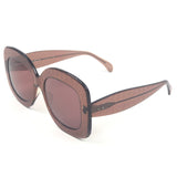 Red Azzedine Square Sunglasses / ALAIA