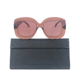 Red Azzedine Square Sunglasses / ALAIA