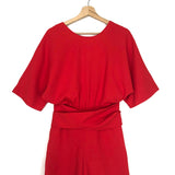 Red DANCE Short Sleeves Playsuit / BA&SH - Size 1