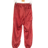 Red FLAP/SNAP Cotton Pants / FREE CITY - Size XS