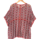 Red Knitted Cover-up Tunic / MISSONI MARE - One Size