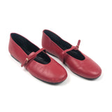 Red MODESTY Buckle Strap Ballerinas / FOZAZA X STEVE MADDEN - Size 39