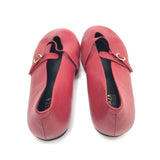 Red MODESTY Buckle Strap Ballerinas / FOZAZA X STEVE MADDEN - Size 40