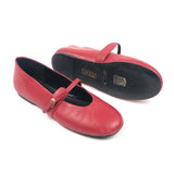 Red MODESTY Buckle Strap Ballerinas / FOZAZA X STEVE MADDEN - Size 39