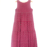Red Printed Sleeveless Cotton Dress / SOLEIADO - Size M