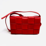 Red Small Cassette Crossbody Bag / BOTTEGA VENETA