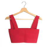 Red Stretch-knit Bra Top / VB BY VICTORIA BECKHAM - Size 34