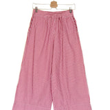 Red Striped Cotton Large Pants / MAX & CO. - Size M