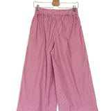 Red Striped Cotton Large Pants / MAX & CO. - Size M