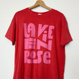 Red T-shirt "La Vie En Rose" / ARTY BLUSH - One Size