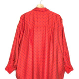 Red YSOLI Polka Long Sleeves Shirt (CURRENT COLLECTION) / AMERICAN VINTAGE - Size XS/S