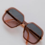 Rose Gold DIORHIGHLIGHT S1L Square Sunglasses / CHRISTIAN DIOR