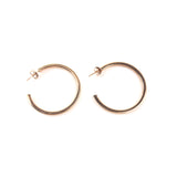 Rose Gold Hoops
