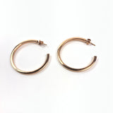 Rose Gold Hoops