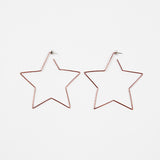 Rose Gold Tone Star-shaped Brass Earrings / ISABEL MARANT ETOILE
