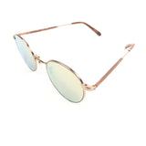 Rose Gold WILSON M Round Sunglasses / GARRETT LEIGHT