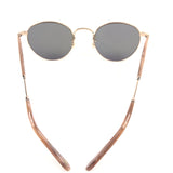 Rose Gold WILSON M Round Sunglasses / GARRETT LEIGHT