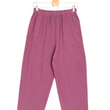 Rose Pink Linen Pants - One Size