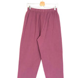 Rose Pink Linen Pants - One Size