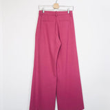 Rosewood Wide-leg Stretch Suit Trousers / MAJE - Size 36