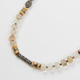 Rutile Quartz IBLA Necklace / BOHEMIAN RHAPSODIE