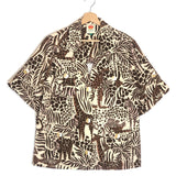 Safari Sand Printed Shirt / FARM RIO - Size S