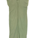 Sage Chaac V-neck Fringe Maxi Dress / CARAVANA - One Size