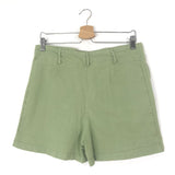 Sage Green Cotton Cargo Shorts / AUVER_FIT - Size XS/S