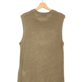 Sand LANKA Linen Crew Neck Sleeveless Top / IRO - Size XS