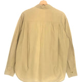 Sand LUI Cotton Long Sleeves Shirt / THE FRANKIE SHOP - Size S