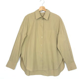 Sand Organic Cotton LUI Shirt / THE FRANKIE SHOP - Size M