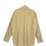 Sand Organic Cotton LUI Shirt / THE FRANKIE SHOP - Size M