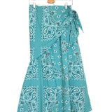 Sea Green Bandana Print Set - One Size