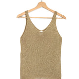 Shiny Golden Tank Top / BEL AIR - Size 1