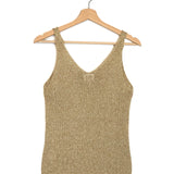 Shiny Golden Tank Top / BEL AIR - Size 1