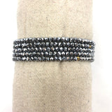 Silver Beads Elastic Bracelets